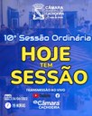 10ª Sessão Ordinária acontece nesta segunda-feira (24)