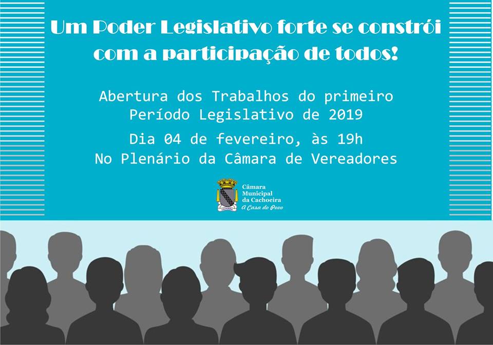 Abertura do primeiro período Legislativo de 2019